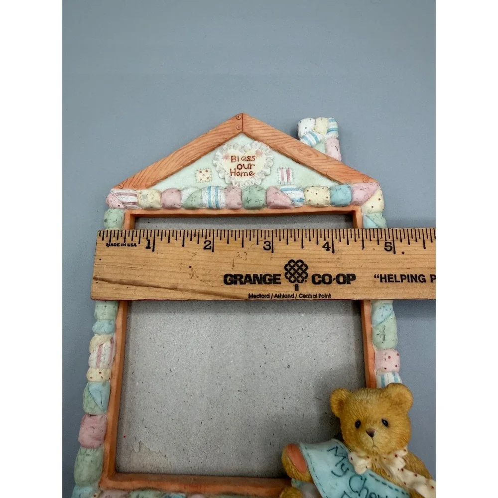 Cherished Teddies 1994 Bless Our Home Picture Frame My Cherished Family 128120